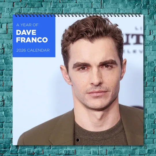 Discover Dave Franco 2026 Wall Calendar, 12-Month Celebrity Calendar Fan Gift