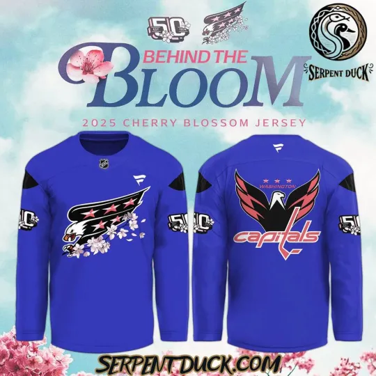 Discover Washington Capitals Blue Hockey Jersey Fan Gear