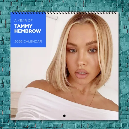 Discover Tammy Hembrow 2026 Wall Calendar 12-Month Celebrity Calendar Fan Gift