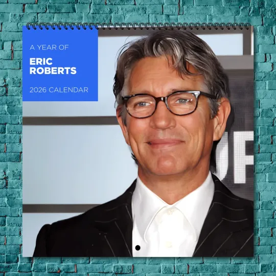 Discover Eric Roberts 2026 Wall Calendar, 12-Month Celebrity Fan Gift