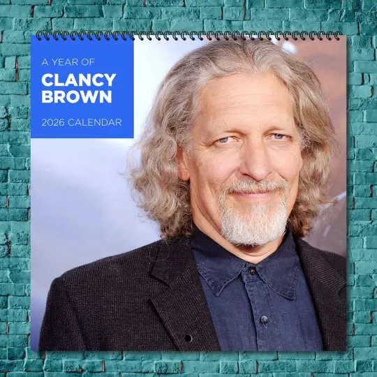 Discover Clancy Brown 2026 Wall Calendar, 12-Month Athlete Calendar Fan Gift
