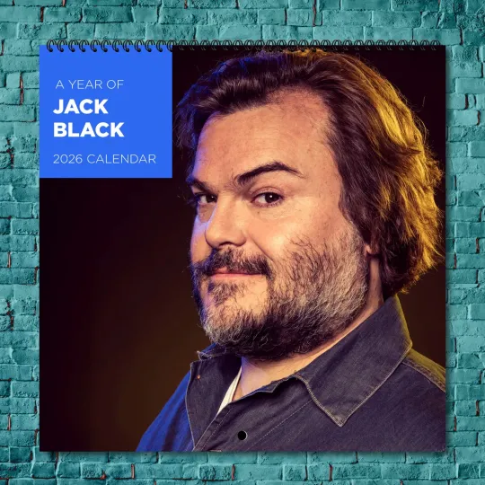 Discover Jack Black 2026 Wall Calendar, 12-Month Celebrity Photo Calendar