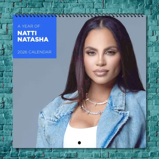 Discover Natti Natasha 2026 Wall Calendar, 12-Month Celebrity Photo Calendar