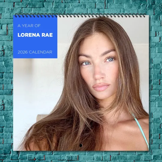Discover Lorena Rae 2026 Wall Calendar 12-Month Celebrity Photo Calendar