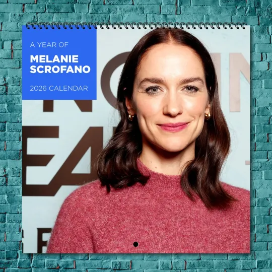 Discover Melanie Scrofano 2026 Wall Calendar, 12-Month Calendar Fan Gift