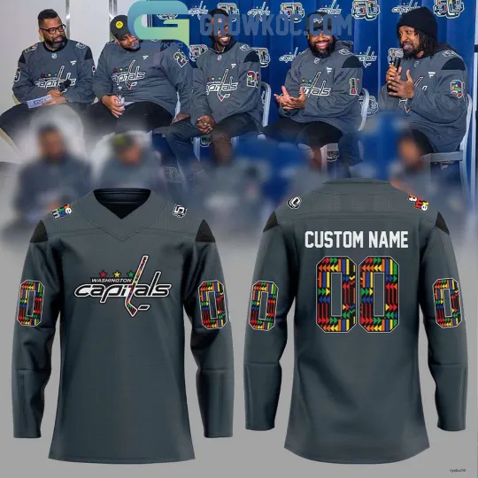 Discover Personalized Washington Capitals Black History Month 2025 Hockey Jersey All Print
