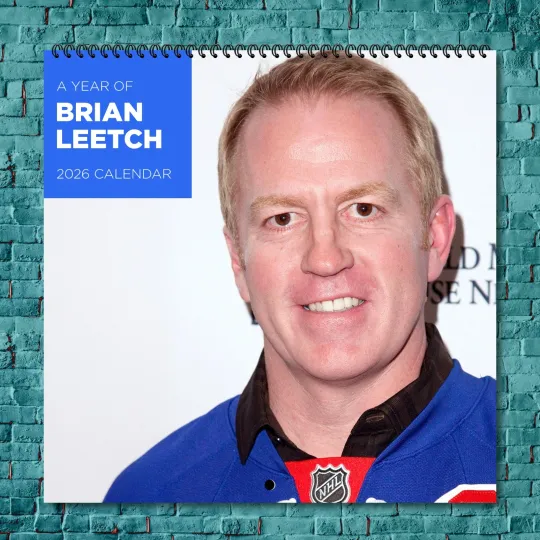 Discover Brian Leetch 2026 Wall Calendar, 12-Month Celebrity Photo Calendar