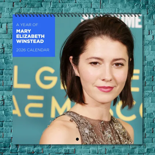 Discover Mary Elizabeth Winstead 2026 Wall Calendar, 12-Month Celebrity Calendar Fan Gift