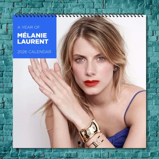 Discover Mélanie Laurent 2026 Wall Calendar, 12-Month Hollywood Star Gift