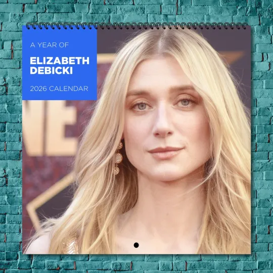 Discover Elizabeth Debicki 2026 Wall Calendar, 12-Month Celebrity Fan Gift
