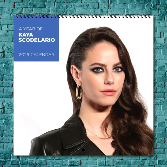 Discover Kaya Scodelario 2026 Wall Calendar, 12-Month Star Wall Calendar