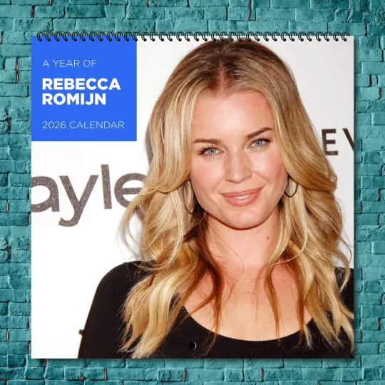 Discover Rebecca Romijn 2026 Wall Calendar, 12-Month Calendar Fan Gift