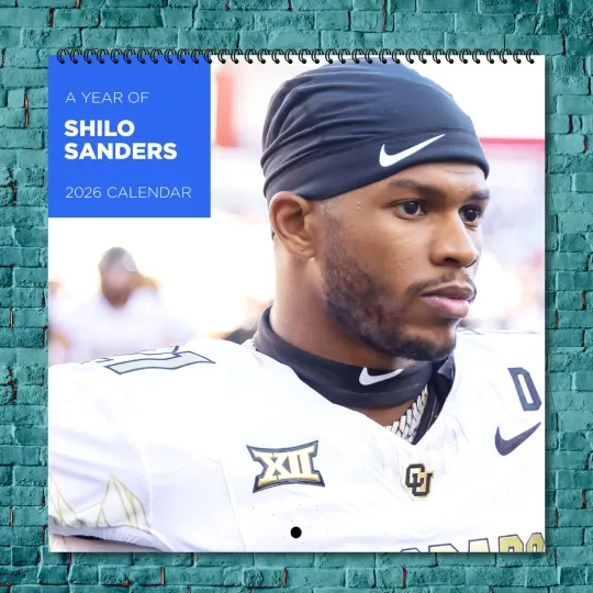 Discover Shilo Sanders 2026 Wall Calendar, 12-Month Calendar Fan Gift