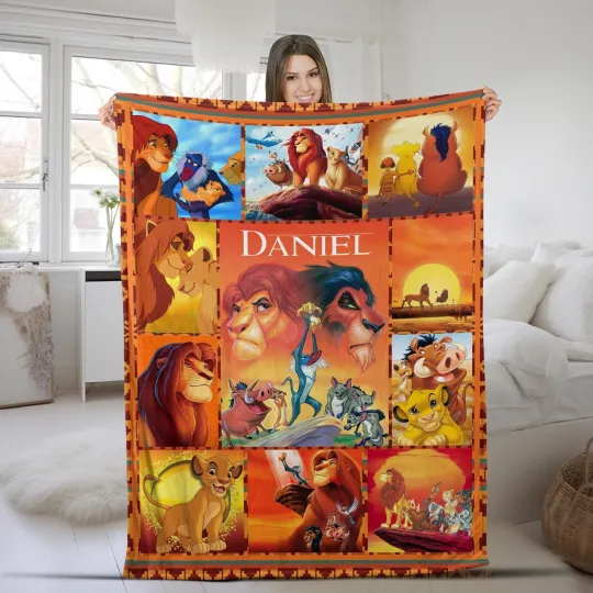 Discover Custom The Lion King Blanket, The Lion King Birthday Gifts, Lion King Fleece