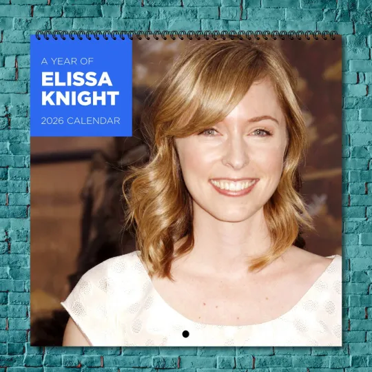 Discover Elissa Knight 2026 Wall Calendar, 12-Month Celebrity Calendar Fan Gift