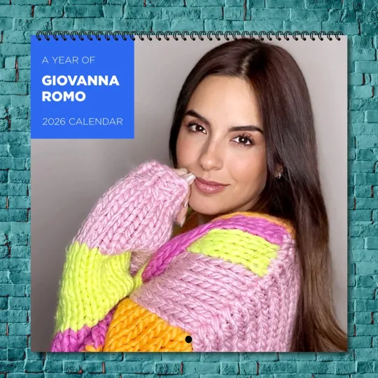 Discover Giovanna Romo 2026 Wall Calendar 12-Month Celebrity Calendar Fan Gift