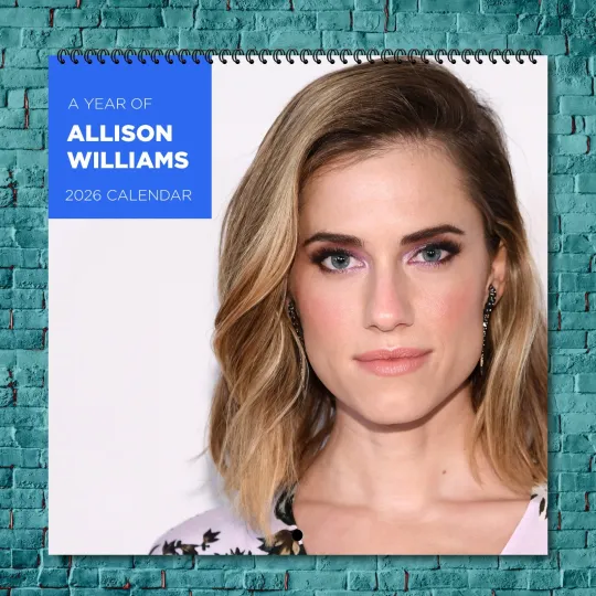 Discover Allison Williams 2026 Wall Calendar, 12-Month Photo Calendar
