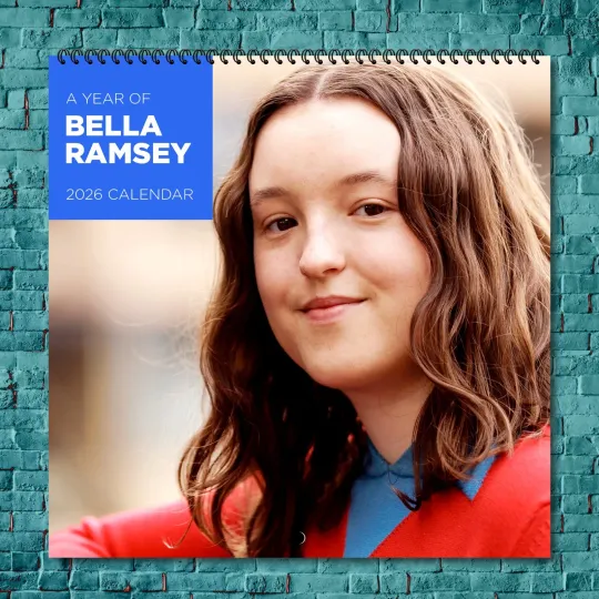 Discover Bella Ramsey 2026 Wall Calendar, 12-Month Celebrity Photo Gift for Fans