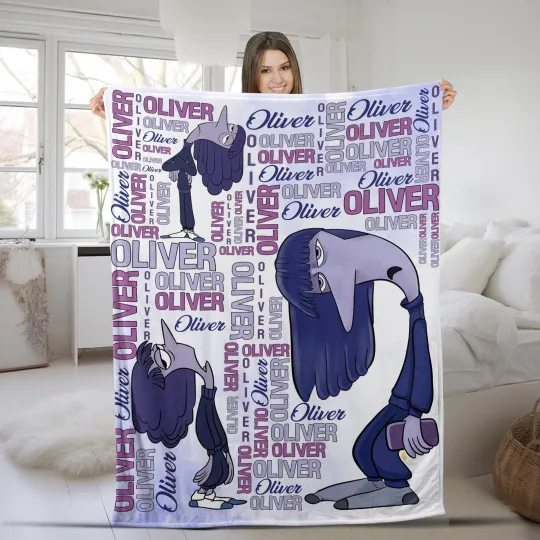 Discover Personalized Ennui Watercolor Disney Pixar Inside Out Blanket, Disgust Sadness