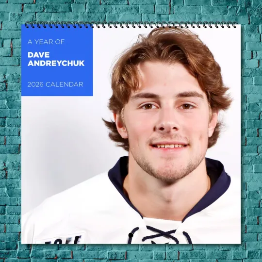 Discover Dave Andreychuk 2026 Wall Calendar, 12-Month Celebrity Calendar Fan Gift