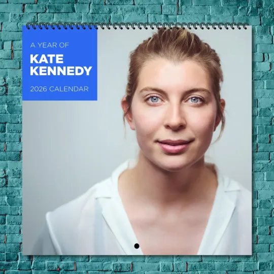 Discover Kate Kennedy 2026 Wall Calendar, 12-Month Celebrity Fan Gift