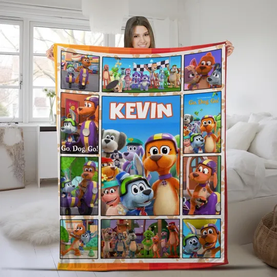 Discover Personalized Go Dog Go Blanket/Go Dog Go Blanket/Baby Blanket/Custom Blanket