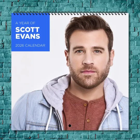 Discover Scott Evans 2026 Wall Calendar, 12-Month Calendar Fan Gift