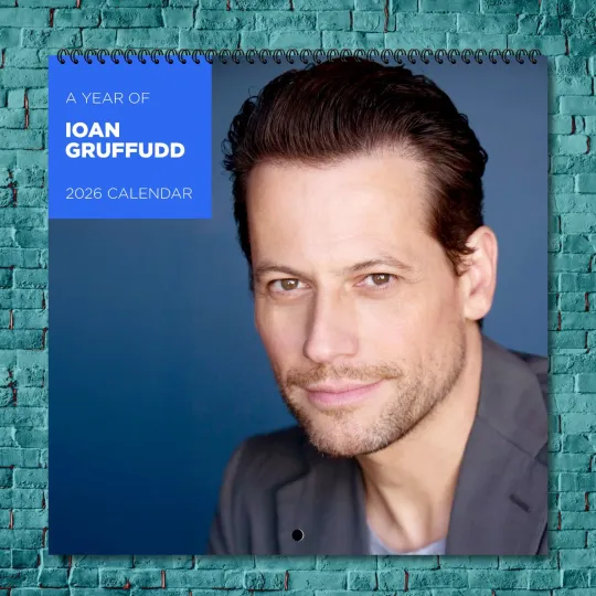 Discover Ioan Gruffudd 2026 Wall Calendar, 12-Month Celebrity Calendar Fan Gift