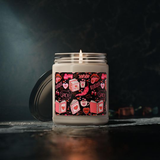 Discover Spicy Romance Book Candle for Book Lovers and Book Clubs
