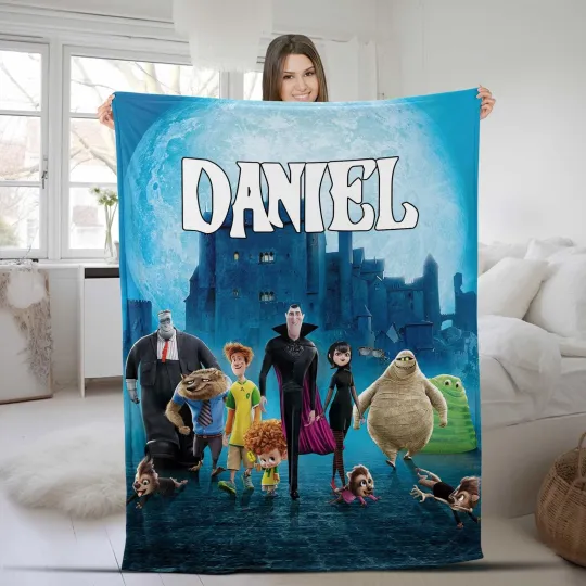 Custom Hotel Transylvania Dracula Hotel Blanket, Characters Blanket,Dracula