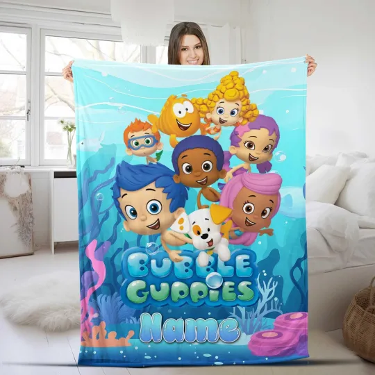 Discover Bubble Guppies Blanket/Bubble Guppies Blanket/Bubble Guppies Characters Molly