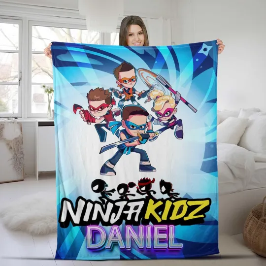 Discover Ninja Kidz TV Family Birthday Blanket/Ninja Kidz TV Birthday Blanket/Ninja Kidz