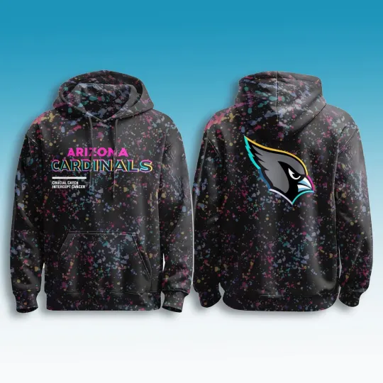 Discover football Cardinals Crucial Catch 2025 Hoodie Unisex 3D All Size S-5XL Reprint