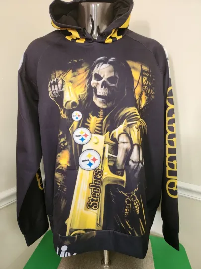 Discover Pittsburgh Steeler football Death, Horror,  Cutter 3d Hoodie