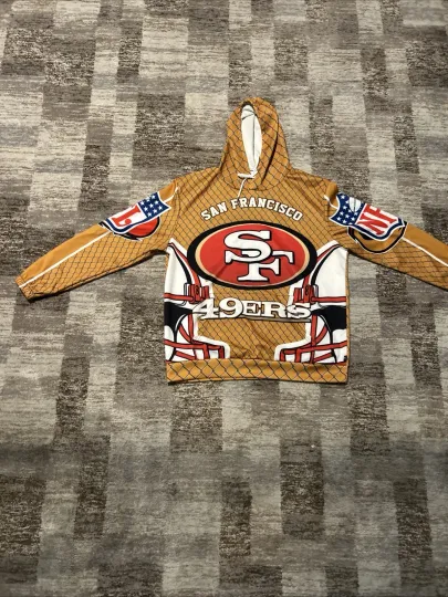football San Francisco 49ers Unisex 3D Printed Casual Hoodie Pullover - XL