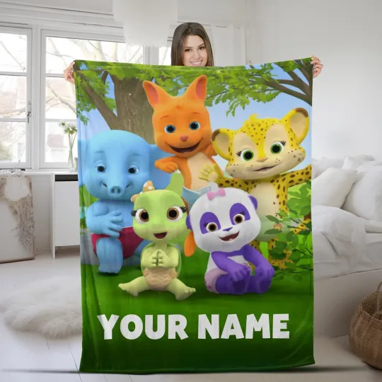 Discover Word Party Blanket Custom Blanket With Name  Personalized Word Party Fleece Blan