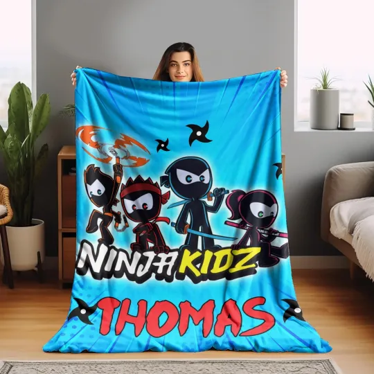 Discover Ninja Kidz TV Family Birthday Blanket/Ninja Kidz TV Birthday Blanket/Ninja Kidz