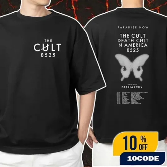 Discover Paradise Now The Cult Death Cult North America Tour 2026 Patriarchy T-Shirt