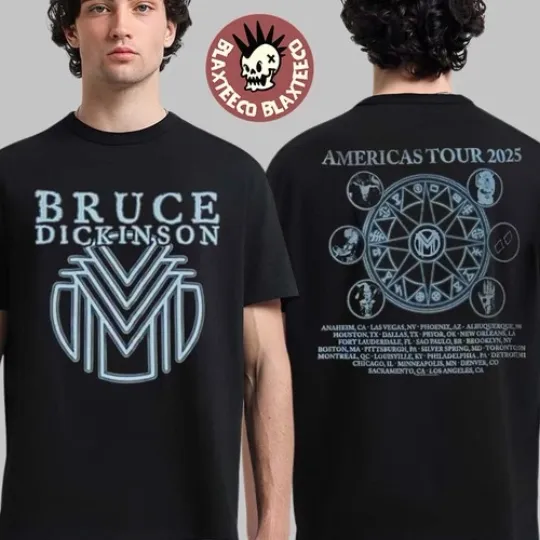 Discover Bruce Dickinson The Mandrake Project American Tour 2026 Official T-Shirt