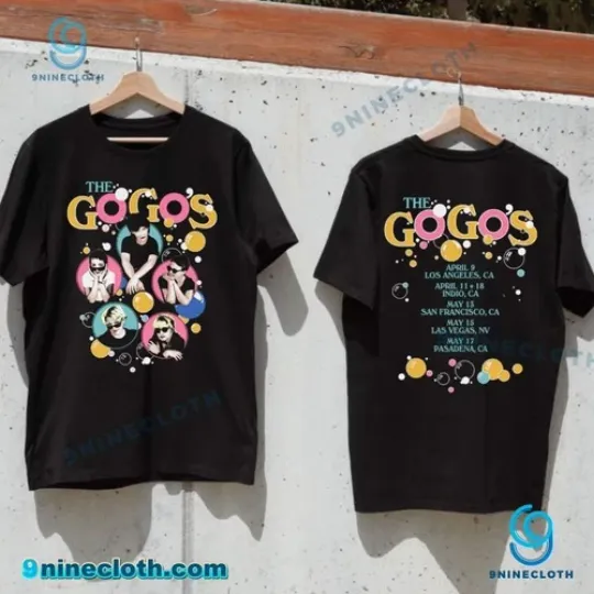 Discover The Go-Go’s 2026 Tour Unisex T-shirt