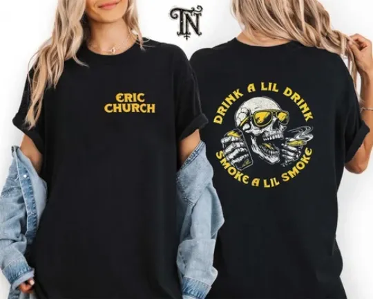 Discover E Church Free The Machine Tour 2026-2026 Smoke A Little Smoke T-Shirt