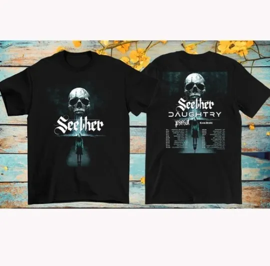 Discover Seether Daughtry Map Out Fall 2026 Tour T Shirt