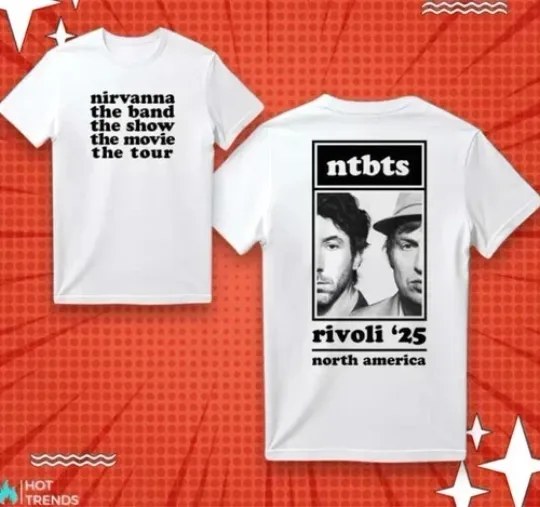 Discover Nirvanna The Band The Show The Movie The Tour 2026 T-Shirt