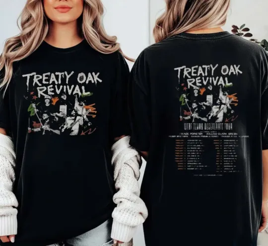 Discover Treaty Oak Revival Announces 25 City US Headline Tour 2026 T-shirt