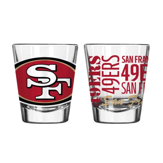 San Francisco 49ers Boelter football Spirit Shot Glass