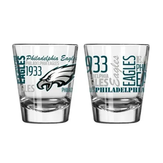 Discover Philadelphia Eagles Boelter football Spirit 2oz Shot Glass(1)