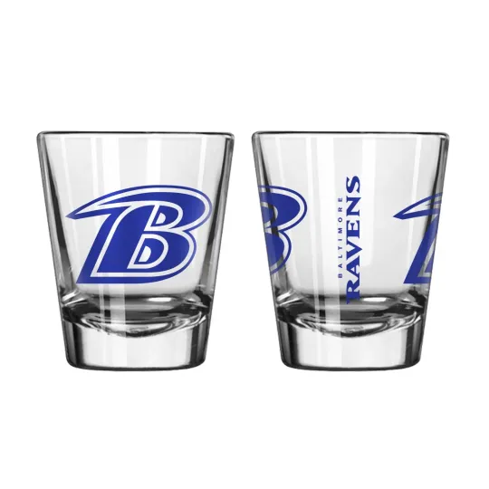 Baltimore Ravens Boelter football Gameday Shot Glass
