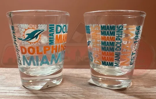 Miami Dolphins Boelter football Spirit Shot Glass