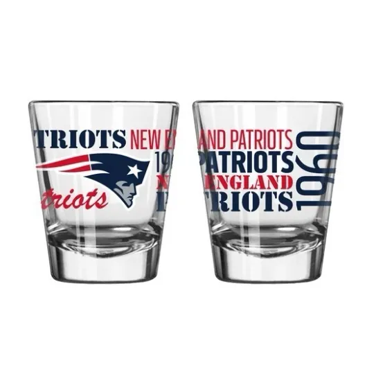 New England Patriots Boelter football Spirit Shot Glass