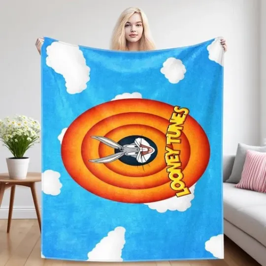 Flim Baby Looney Tunes Blanket, Looney Tunes Cartoon Movie Fleece Blanket